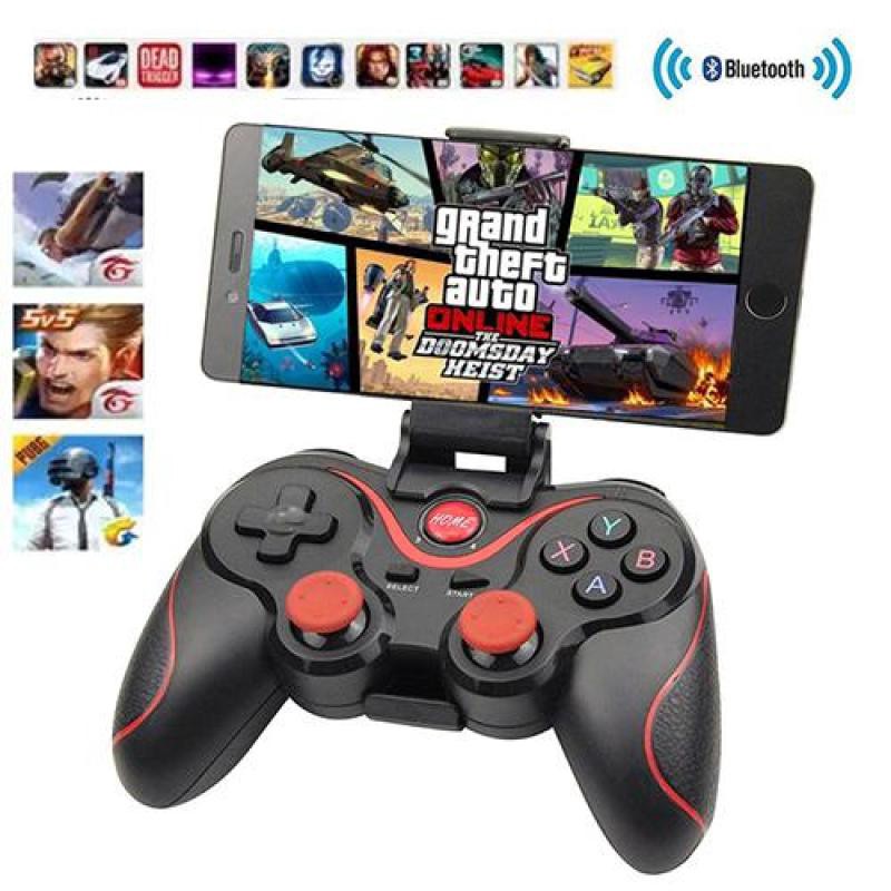 [✅COD] T3 Bluetooth 3.0 Pengontrol Permainan Nirkabel Kontroler Gamepad untuk IOS Android Smartphone