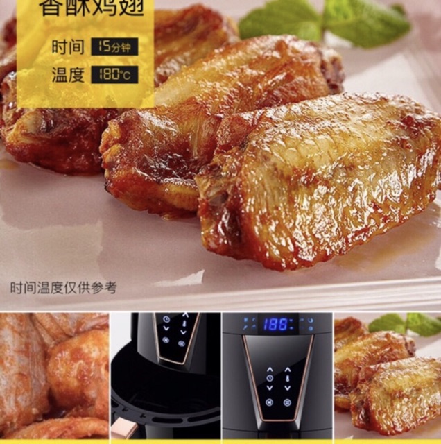 NỔI CHIÊN KHÔNG DẦU SHANBEN 6898 VÀ PANANSONIC 8055 ĐIỆN TỬ DUNG TÍCH 5 LÍT
