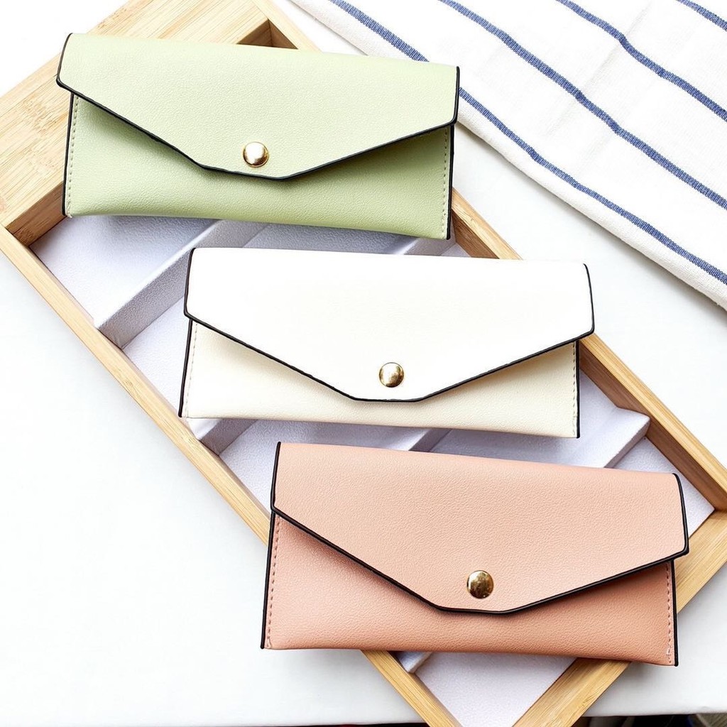 Ví da đựng kính cao cấp nhiều màu phụ kiện thời trang Eyes Light