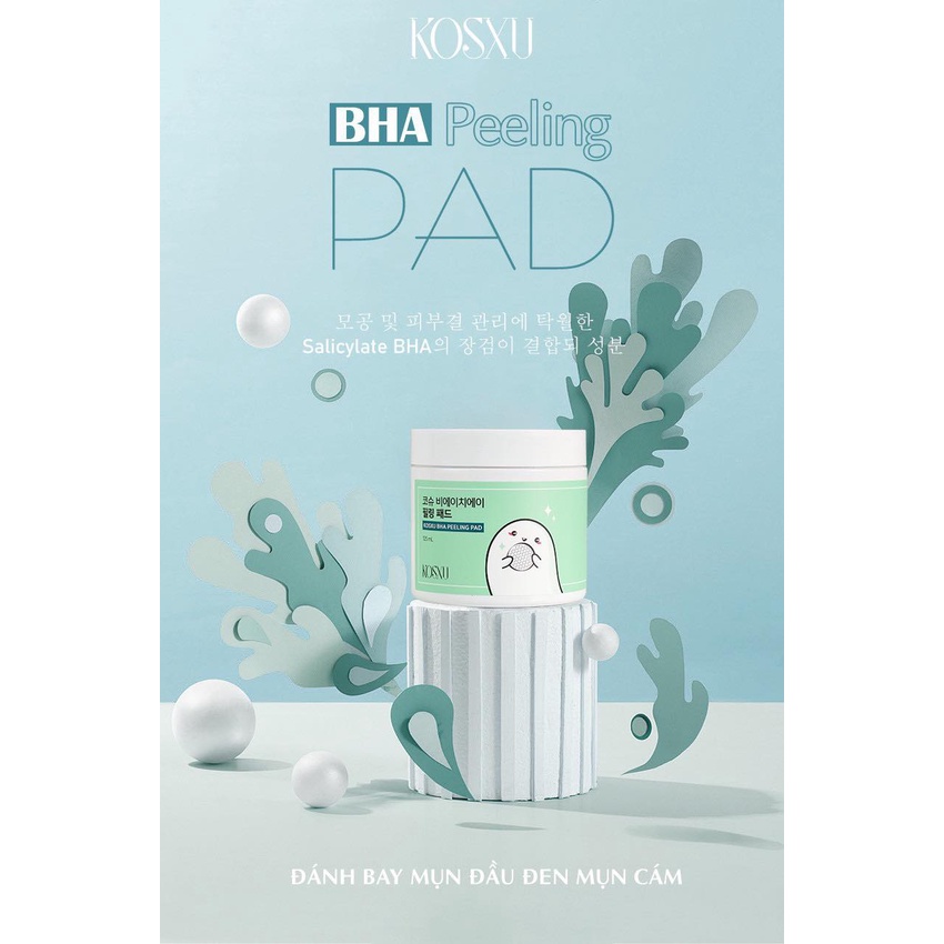 PAD BÔNG LAU MỤN KOSXU sạch sâu Freeship