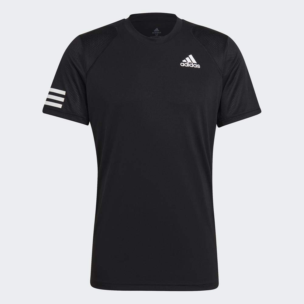 Áo Tee adidas TENNIS Nam Áo thun tennis 3 Sọc Club Màu đen GL5403