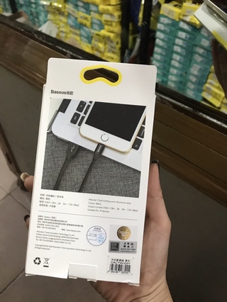 Cáp sạc ip 3m dây dù chính hãng Baseus