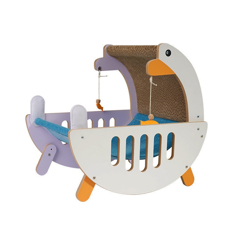 Võng mèo kèm bàn cào móng hình con ngỗng