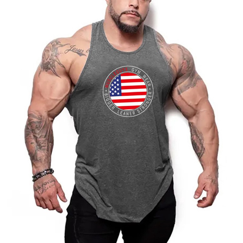 Áo Thun Ba Lỗ Cổ Tròn Cho Nam