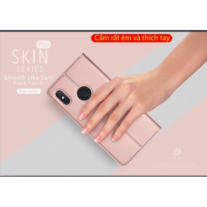 Bao da Redmi Note 5 / Note 5 Pro Dux Ducis Skin khung mềm - siêu mỏng