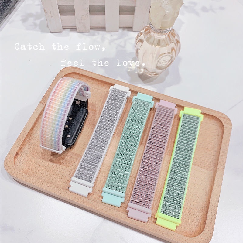 Dây Đeo Nylon Có Nam Châm Cho Đồng Hồ Thông Minh Huawei Band 7 / 6 Pro Honor Band 6
