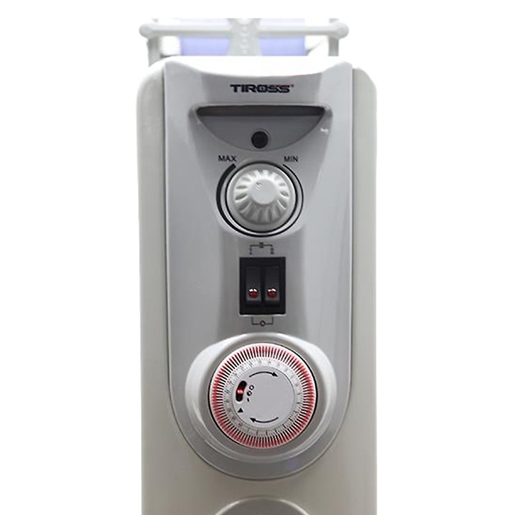 Máy sưởi dầu TIROSS TS-926, 13 thanh, quạt thổi, giá phơi