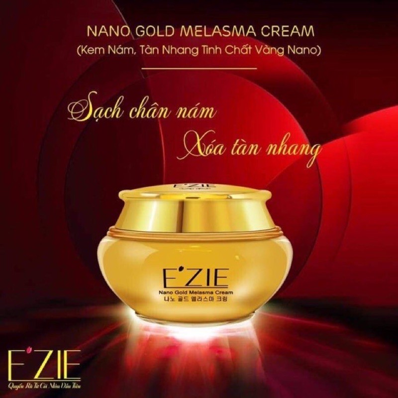 Kem Nám Tàn Nhang Tinh Chất Vàng Nano Ezie Nano Gold Melasma 60g