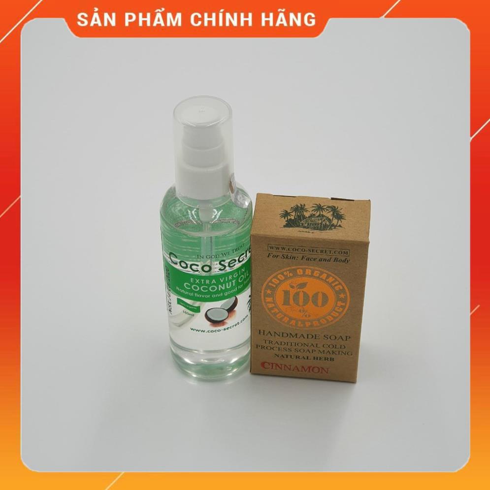 Dầu Dừa Tinh Khiết Coco Secret 100ml - Combo Hấp Dẫn