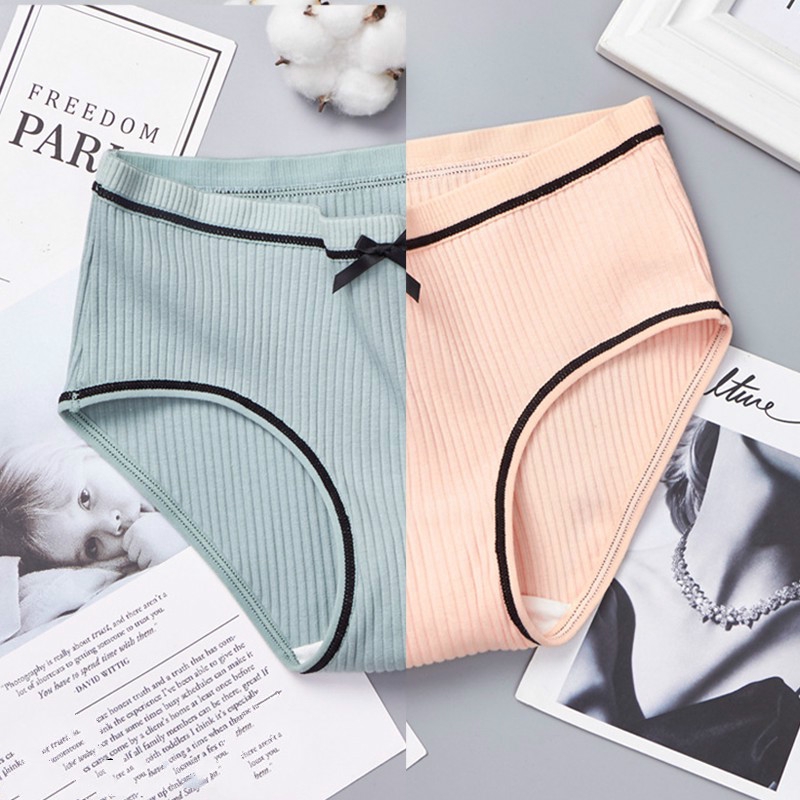 Quần lót Cotton mềm mại thoáng khí thoải mái cho nữ | BigBuy360 - bigbuy360.vn