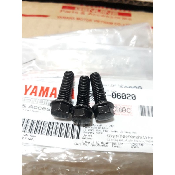 Bộ 3 ốc nắp loc nhớt Ex 4 số.5 số Yamaha