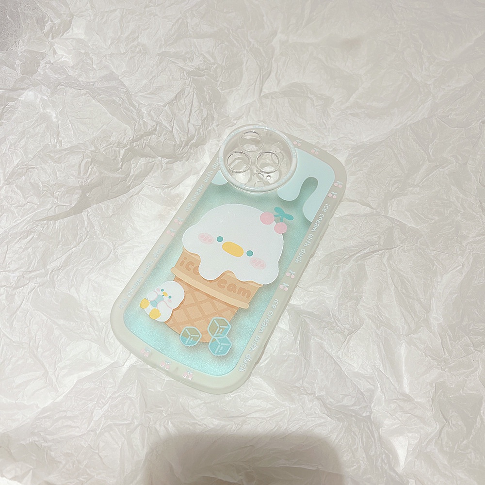 Ốp Điện Thoại TPU Silicone Hình Vịt Cho ốp iPhone 11 pro max X Xr Xs 7 8 14 Plus Se 2020 12 pro max 13