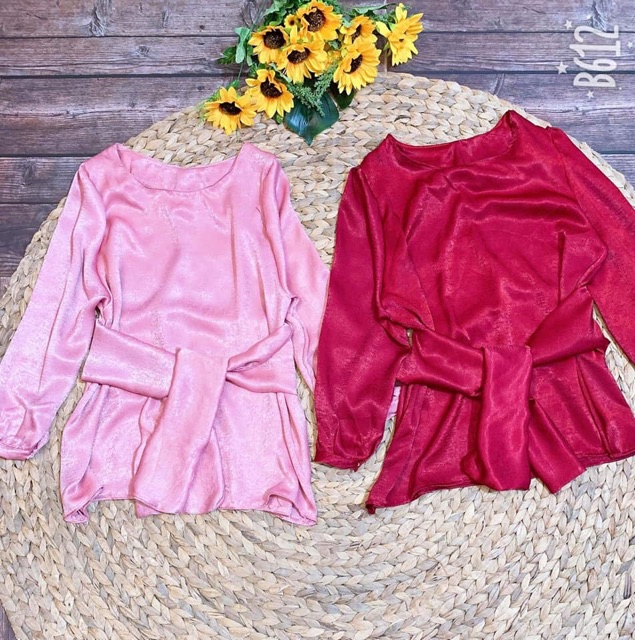 Áo lụa nơ thắt eo mã mới hót 2019