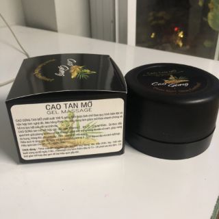 Cao gừng matxa  tan mỡ