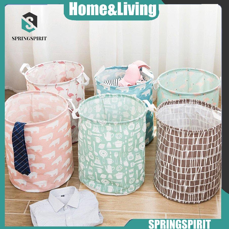 Giỏ Vải Đựng Đồ Giặt Tiện Lợi Xinh Xắn