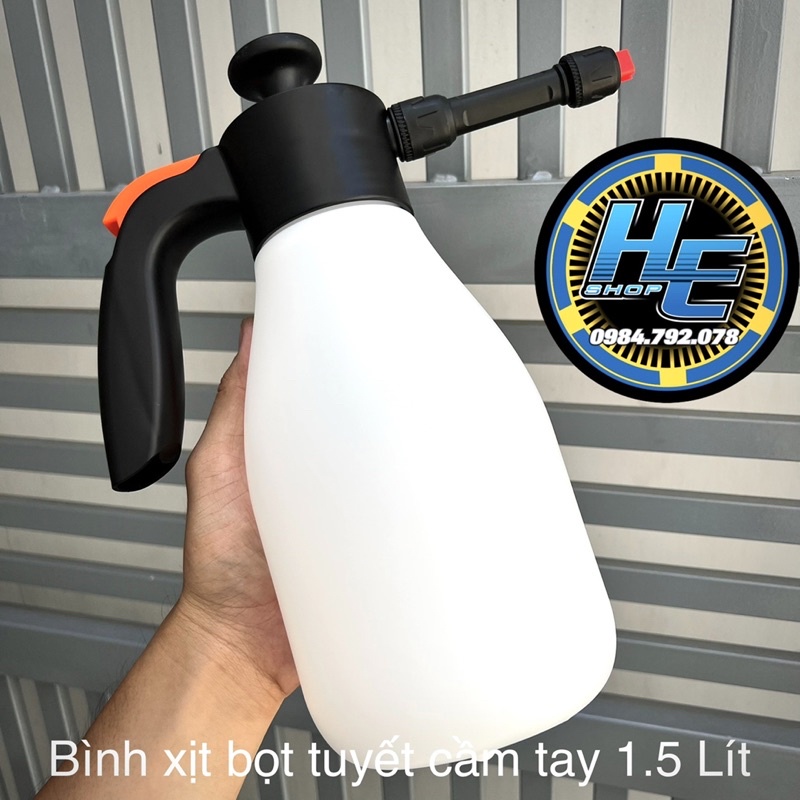 Bình xịt bọt tuyết cầm tay 1.5 lít