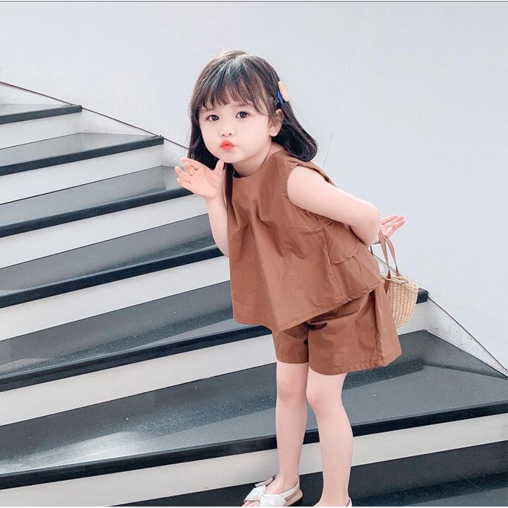 Bộ đồ áo váy mùa hè dễ thương cho bé gái, shop mới bán rẻ chủ yếu để lấy đánh giá *****