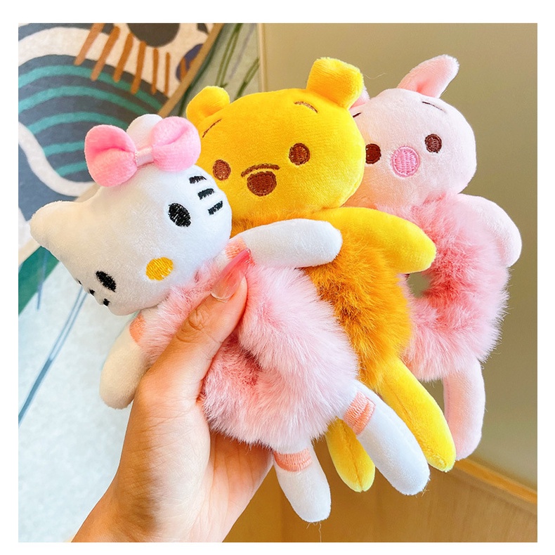 Dây Cột Tóc Hình Chuột Mickey Minnie Dễ Thương Cho Bé Gái