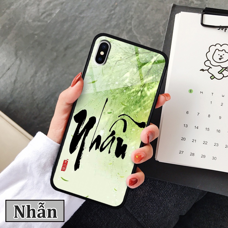 Ốp lưng điện thoại Iphone Xsmax - Chữ thư pháp