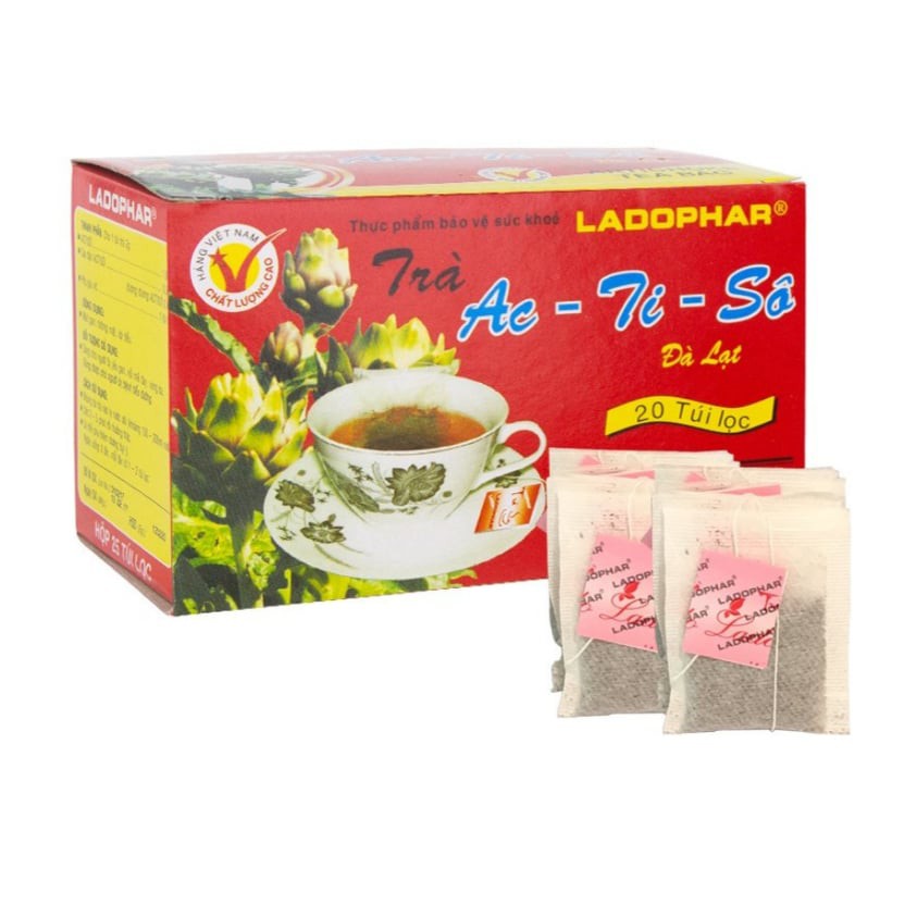 Trà Actisô Ladophar (Ngọt Tự Nhiên) - Hộp 20 Túi Lọc