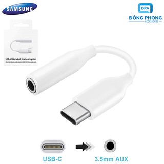 Jack Chuyển Đổi Tai Nghe Type C Sang 3.5mm Samsung Chính Hãng