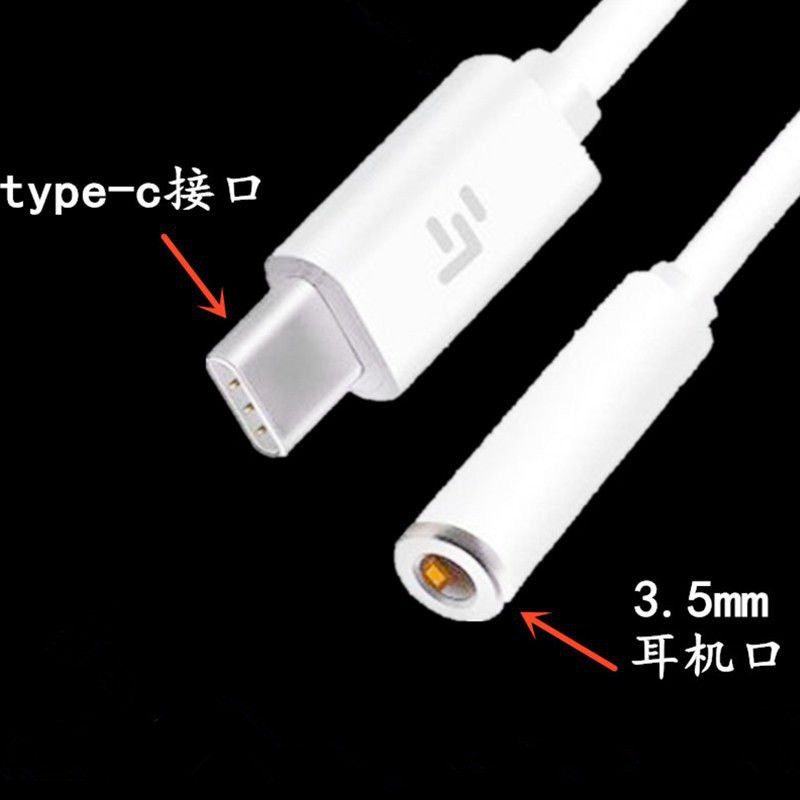 Jack chuyển tai nghe Type-C sang 3.5mm Chính hãng LeTV cho Xiaomi Huawei OPPO