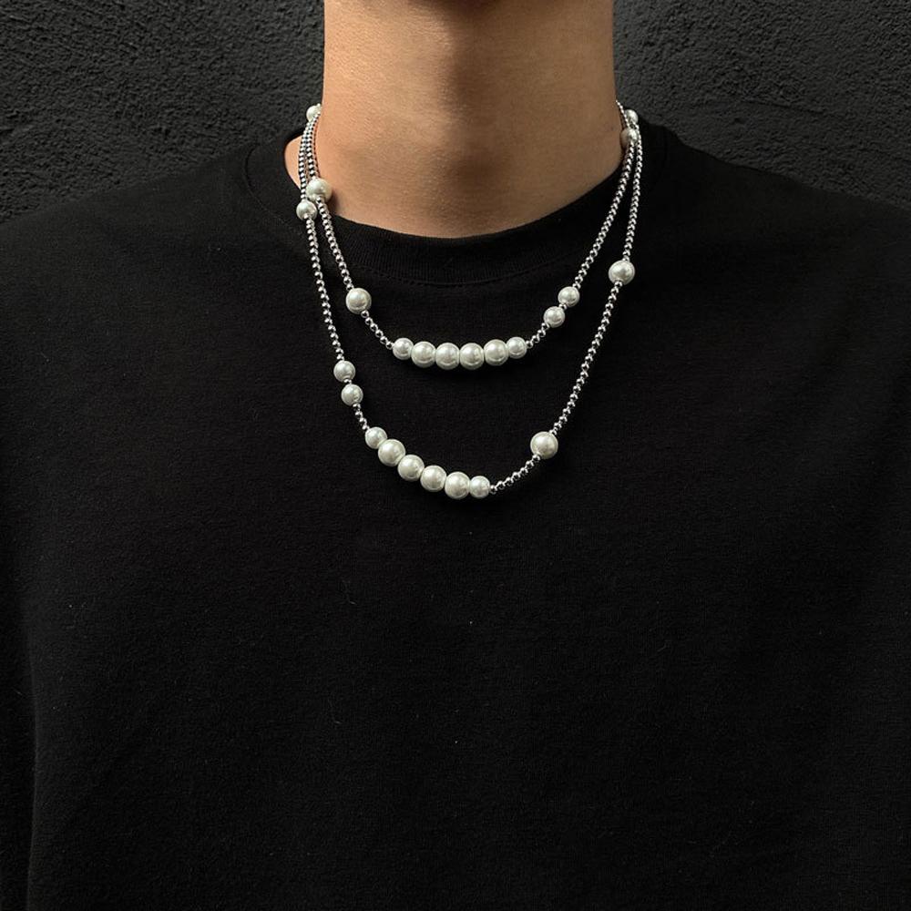 AROMA Vòng Cổ Choker Đính Hạt Ngọc Trai Phong Cách Vintage Thời Trang Cho Nữ