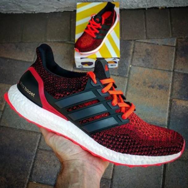 Xả XẢ Bảo hành Giày ADIDAS ULTRA BOOST SOLAR RED BLACK NAM NỮ Đẹp Nhất New Nhẩt NEW ✔️ * . ｡ "