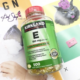 ❤️vitamin e mỹ 500v giúp da mịn màng, tươi trẻ❤️