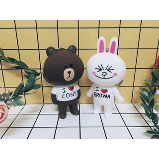Combo 100 móc khóa gấu thỏ cute