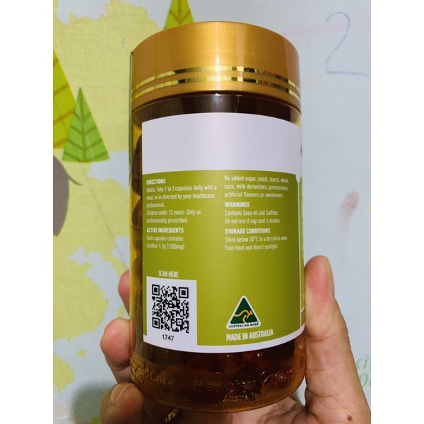 Mầm đậu nành Healthy Care Super Lecithin đẹp da, đào thải độc tố gan, cân bằng nội tiết tố