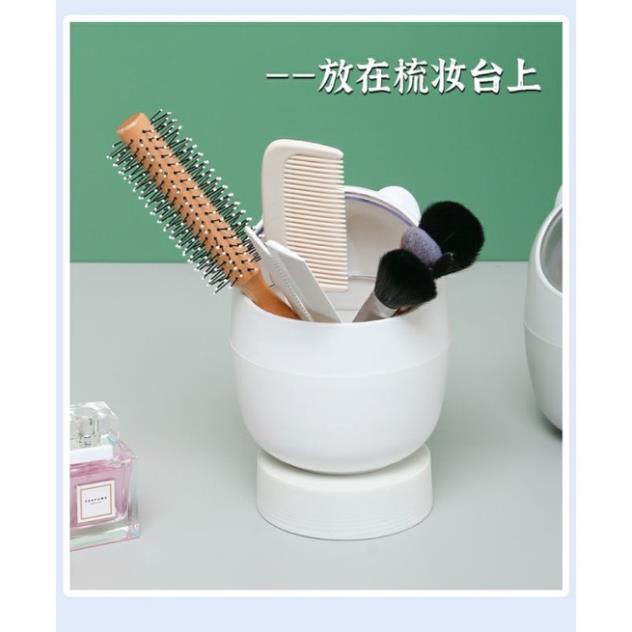 Thùng rác ống cắm hộp đựng đa năng để bàn có nắp mini HÌNH GẤU