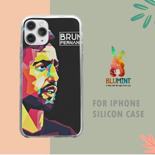 Ốp lưng iphone Bruno Fernandes art cho Iphone 5 6 7 8 Plus 11 12 Pro Max X Xr FOO20212003