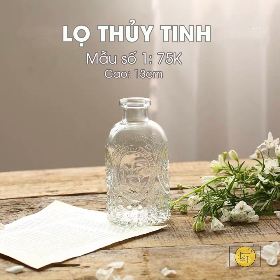 Lọ thủy tinh pha lê trang trí xinh xắn