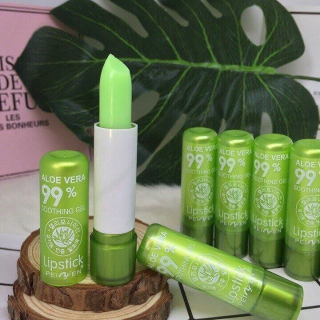 Lố 12 cây son dưỡng mô hiệu Aloe Vera