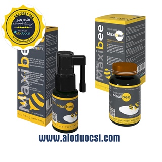 Viên ngậm keo ong Maxibee - Xịt họng Keo ong Maxibee - Chính hãng