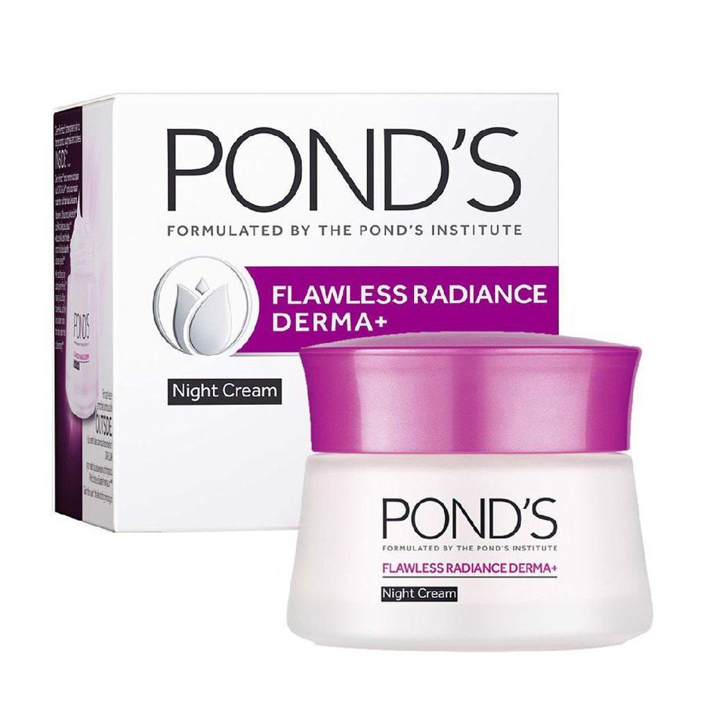 KEM DƯỠNG TRẰNG DA PONDS FLAWLESS RADIANCE DERMA MATTIFYING NIGHT CREAM 50G