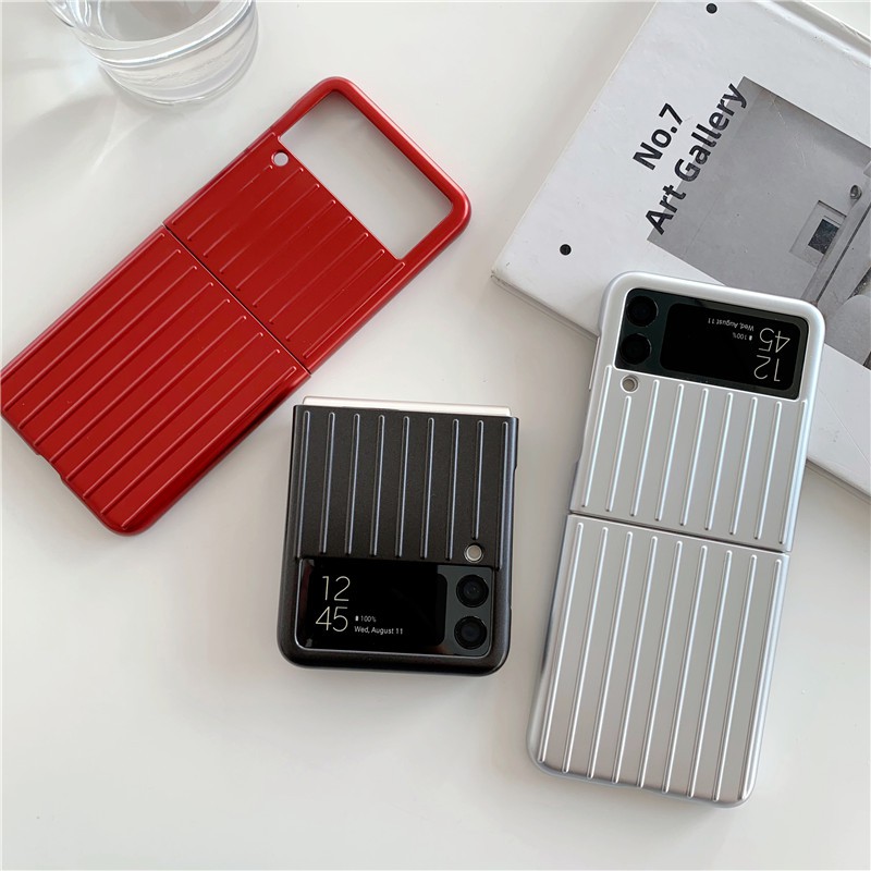 Bao Da Điện Thoại Nắp Lật Chống Rơi Màu Kẹo Cho Samsung Z Flip 3 Z Flip 3