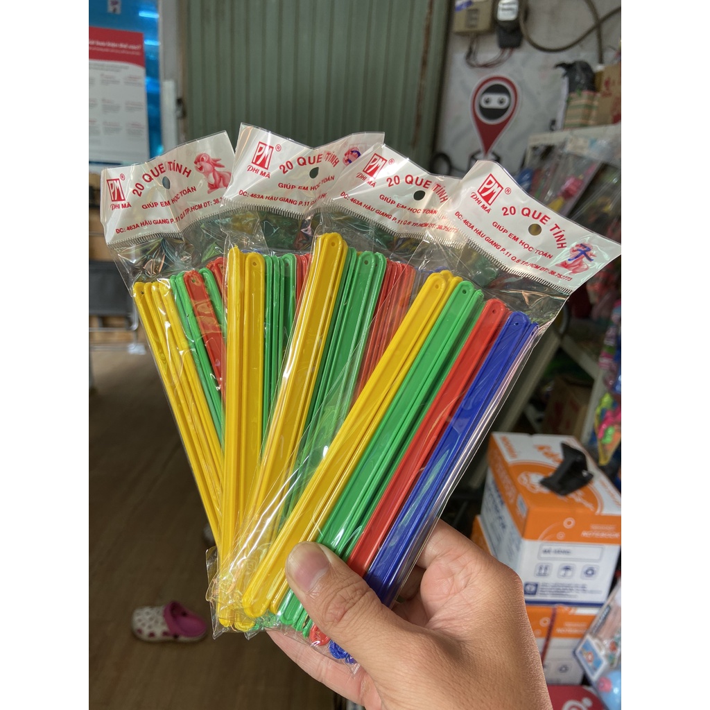 ✅ Que Tính Học Toán Cho Bé - 20 que 1 túi
