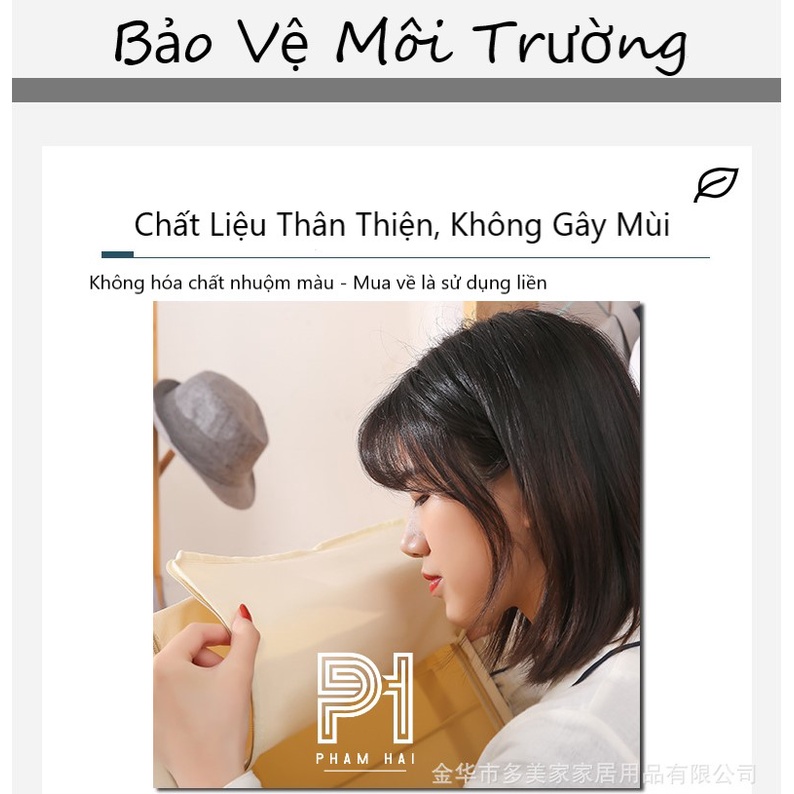 Túi vải khung thép đựng Quần Áo Chăn Màn Vải Oxford Cỡ Lớn 70L -100-135L Loại Gấp Gọn