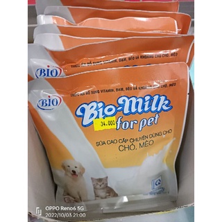 Sữa Bio Milk bột dành cho chó mèo con 100g