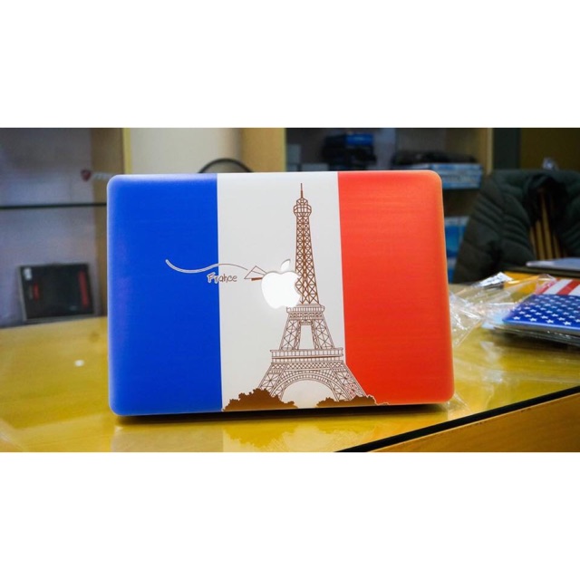 Combo ốp lót phím cờ Macbook nước Pháp