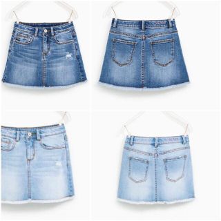 Chân váy bò Zara Kids