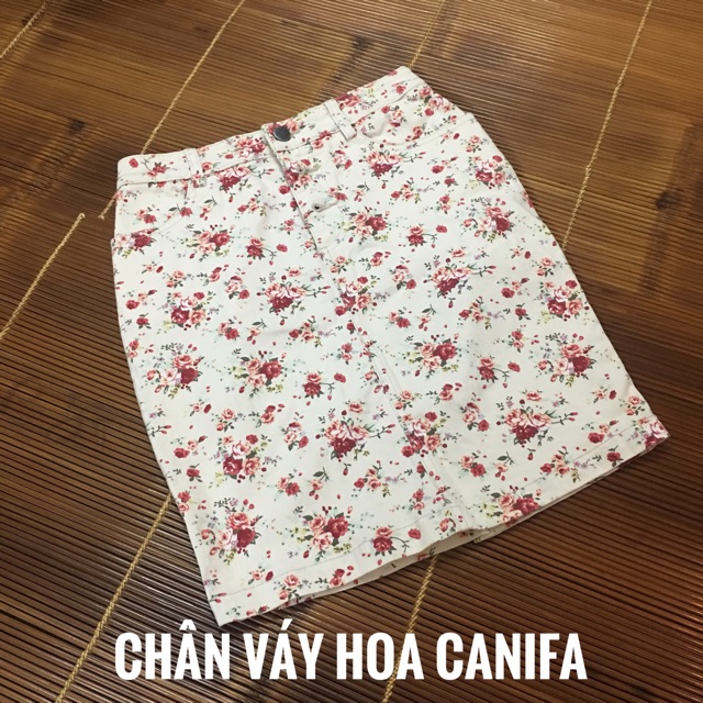 Thanh lý chân váy hoa canifa