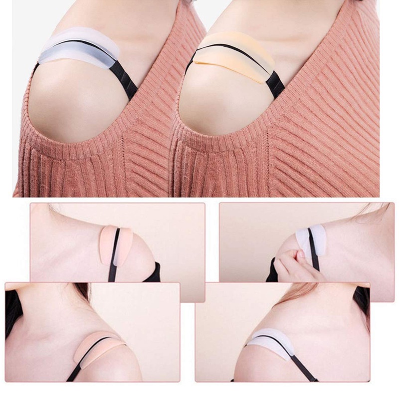 1 Cặp Dây Áo Ngực Silicone Không Trượt