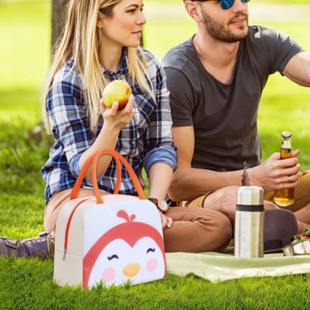 Túi Đựng Thức Ăn Trưa Họa Tiết Hoạt Hình Cho Người Lớn/Trẻ Em