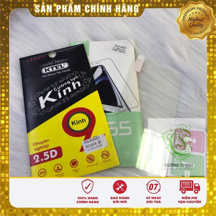CHÍNH HÃNG Kính cường lực các mã huawei: nova 3i/ nova2i / p30 lite / 3e