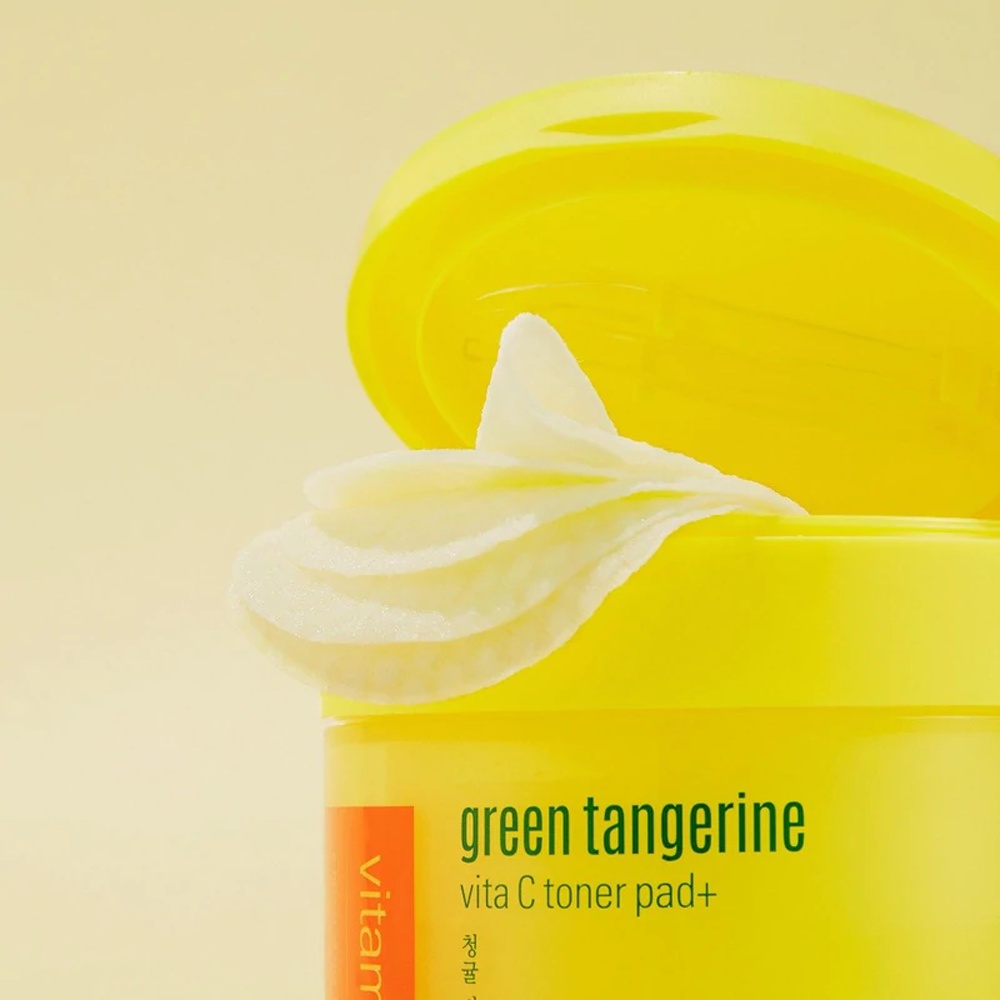 (Combo 2 Hộp) Miếng Bông Tinh Chất Tẩy Tế Bào Chết Goodal Green Tangerine Vita C Toner Pad Plus Double Edition (70Pcs)