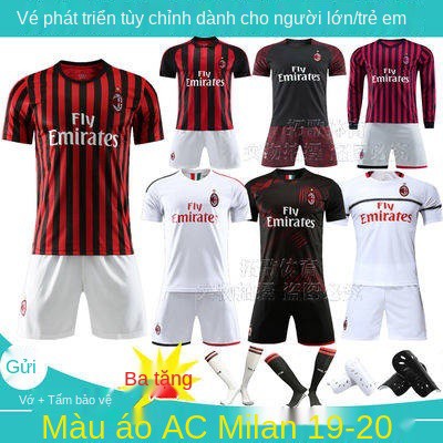 Bóng AC Milan, Quần áo 19-20ạc Milan Home Bóng đá, Dịch vụ 22 Thẻ, Quần áo Người lớn, Bóng đá, Dịch vụ
