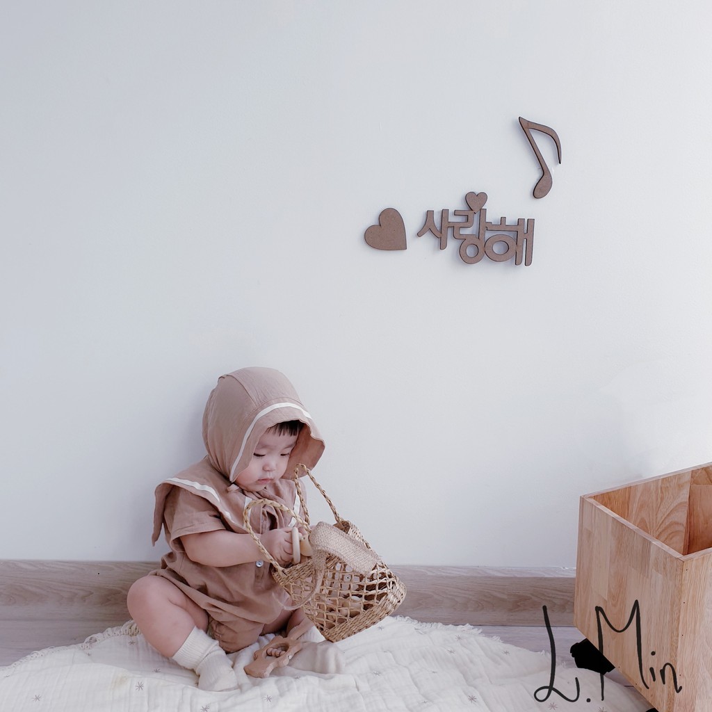 GIỎ MÂY MINI ĐAN TÊN CHO BÉ BY L.MIN